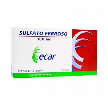 Sulfato Ferroso 300 Mg Cj x...