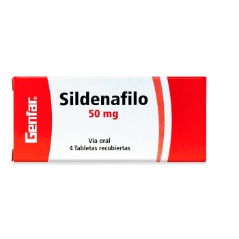 Sildenafilo 50 Mg Cj x 4...