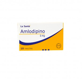 Amlodipino Tab X 5mg Cjx10...