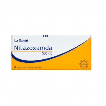 Nitazoxanida 500mg cj x 6...