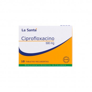 Ciprofloxacino 500mg cj x...