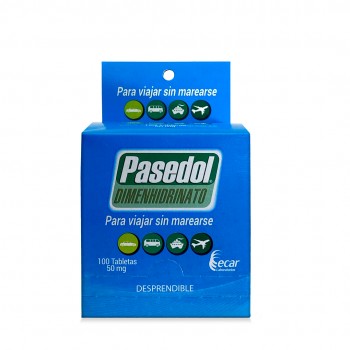 Pasedol 50mg Caja x 100...