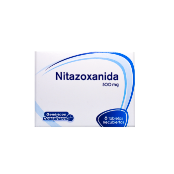 Nitazoxanida 500mg Caja x 6...