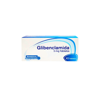 Glibenclamida 5mg Caja x 30...