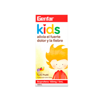 Ibuprofeno kids 100mg /5ml...