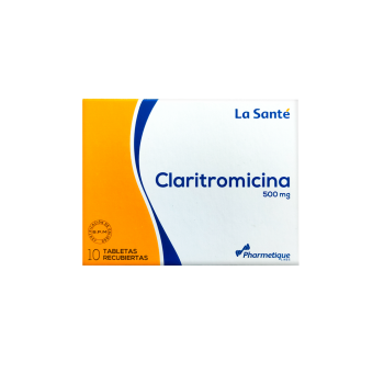 Claritromicina 500mg X 10...