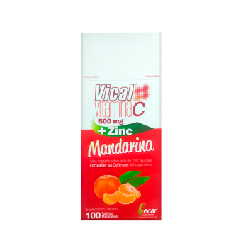 Vitamina C + Zinc 500mg...