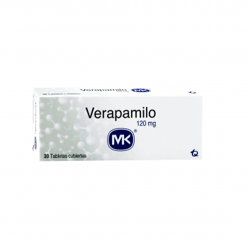 Verapamilo 120mg Caja x 30...