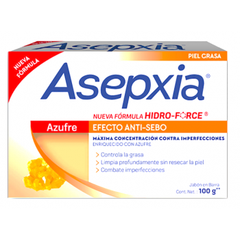 Jabon Asepxia Azufre x 100gr