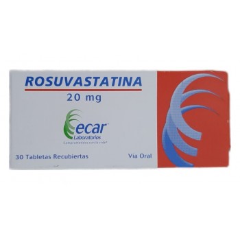 Rosuvastatina 20mg cj x 30...