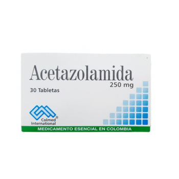 Acetazolamida 250mg Caja x...