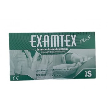 Guantes Latex Examtex Talla...