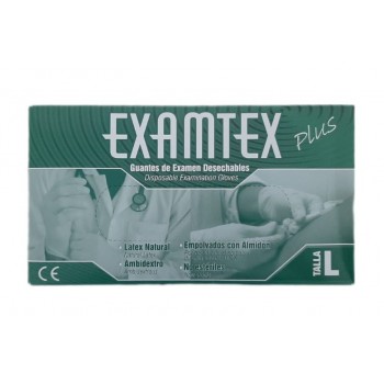 Guantes Latex Examtex Talla...