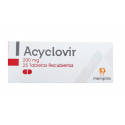 Acyclovir 200mg Caja x 25...