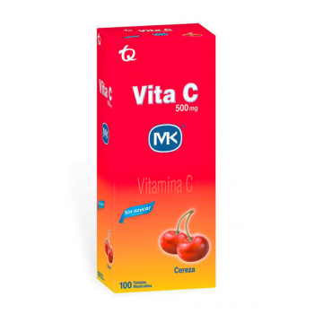 Vita C 500mg Cereza Caja x...