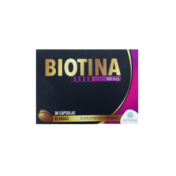 Biotina 900mcg Caja x 30...