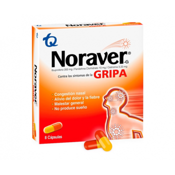 Noraver Gripa Caja x 8...