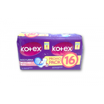 Kotex Toallas Nocturna Tela...