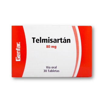 Telmisartan de 80mg caja x...