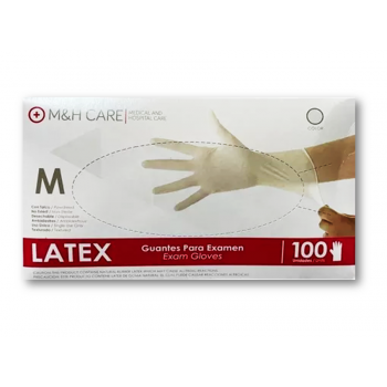 Guante Latex talla M M&H...