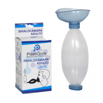 Inhalocamara Adulto Plastionce