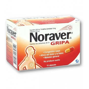 Noraver Gripa Cap Caja x 16...