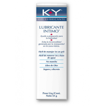 KY Gel Lubricante Intimo 15 GR