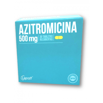 Azitromicina 500 mg Caja x...