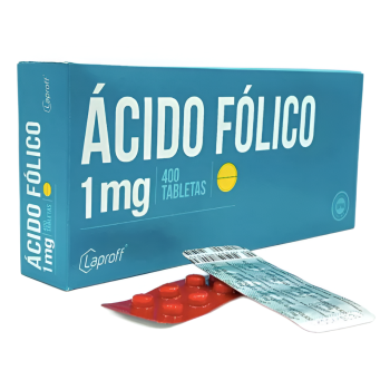 ACIDO FOLICO 1MG CAJAX400...