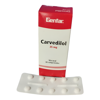 CARVEDILOL 25G CAJAX30 TABL...