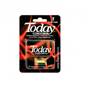 TODAY CONDOMS  LUBRICADO Y...