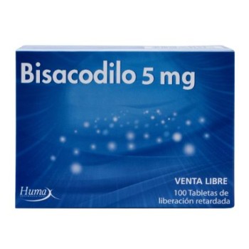 Bisacodilo 5mg Cj x 100 tab