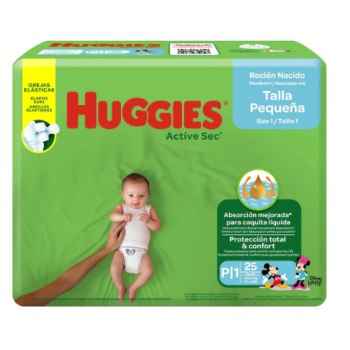 PAÑALES (HUGGIES) ACTIVE...