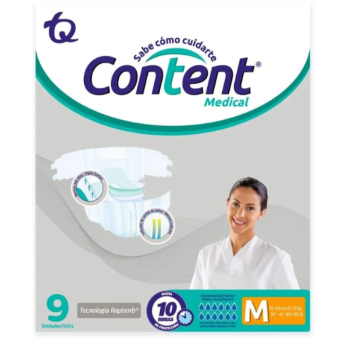 PAÑAL CONTENT MEDICAL M PAQ...