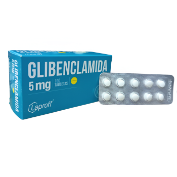 GLIBENCLAMIDA 5 MG CAJA X...