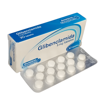 GLIBENCLAMIDA 5 MG  CJA X...