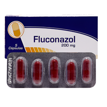 FLUCONAZOL 200 MG CAJAX5...