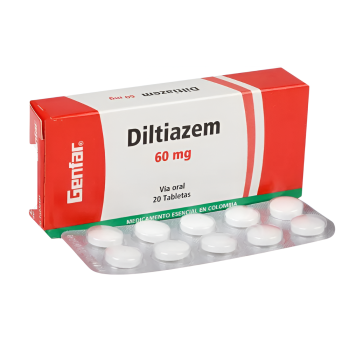 DILTIAZEM  60MG CAJAX20...