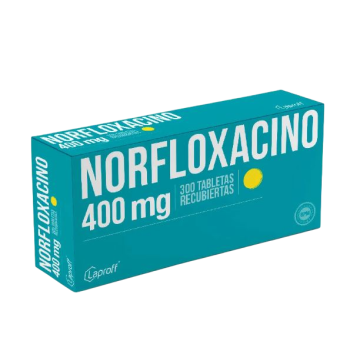 NORFLOXACINO 400MG CAJA X...