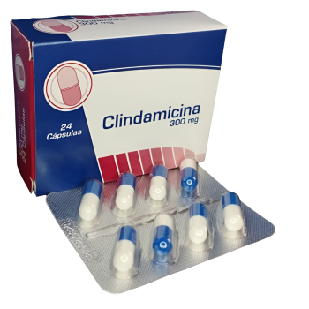 CLINDAMICINA 300MG CAJAX24...