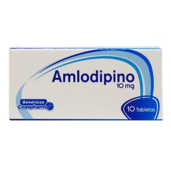 AMLODIPINO 10MG CAJAX10...