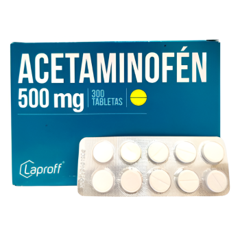 ACETAMINOFEN 500MG CAJAX300...