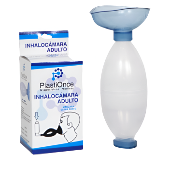 Inhalocamara Adulto Plastionce