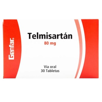 Telmisartan de 80mg caja x...