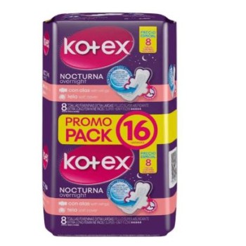 Kotex Toallas Nocturna Tela...