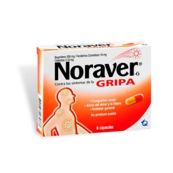 Noraver Gripa Caja x 8...