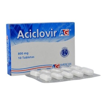 ACICLOVIR 800 MG CAJA X 10...