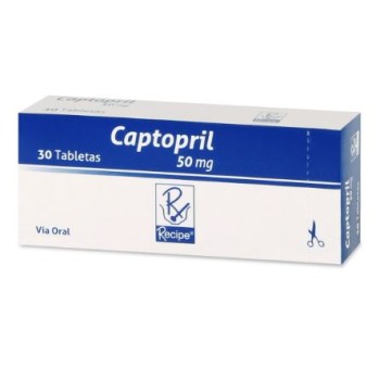 CAPTOPRIL 50MG CAJAX30...