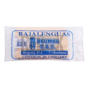 BAJALENGUAS BOLSA X 20 UNDS...