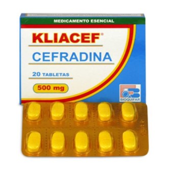 CEFRADINA 500MG (KLIACEF)...